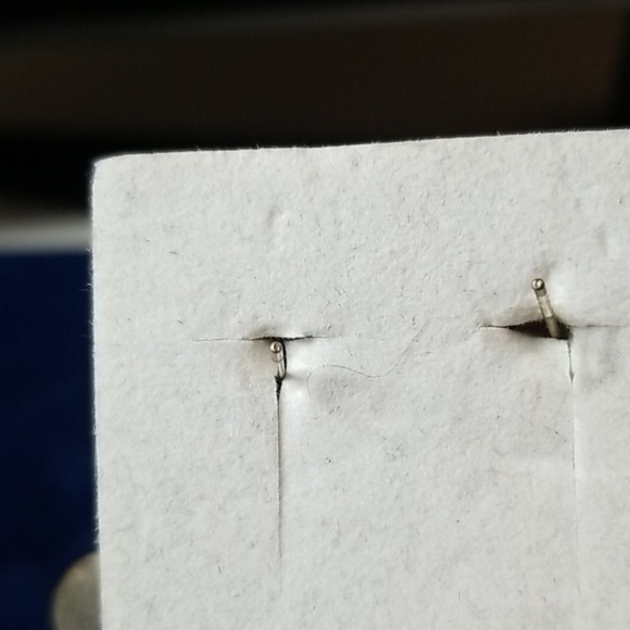 Crystal and Black earrings - Picture 3 of 4